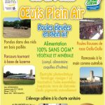 la petite crêperie ambulante avec la ferme de l'œuf