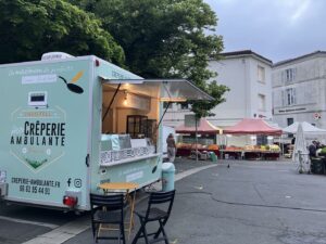 La petite crêperie ambulante sur les marchés