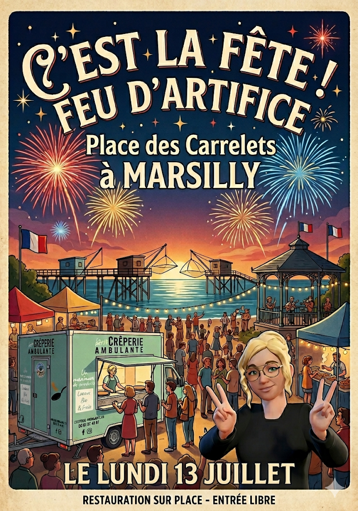 Feu-d'artifice Marsilly